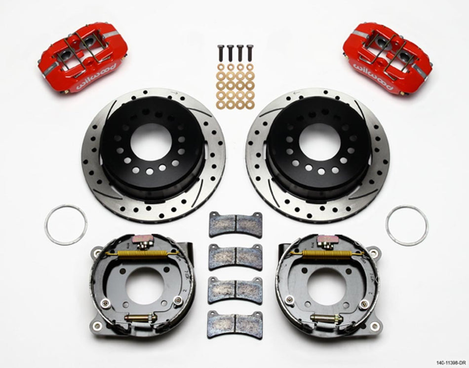 WILWOOD Rear Disc Brake Kit 12- Bolt Chevy w/parking Brk
