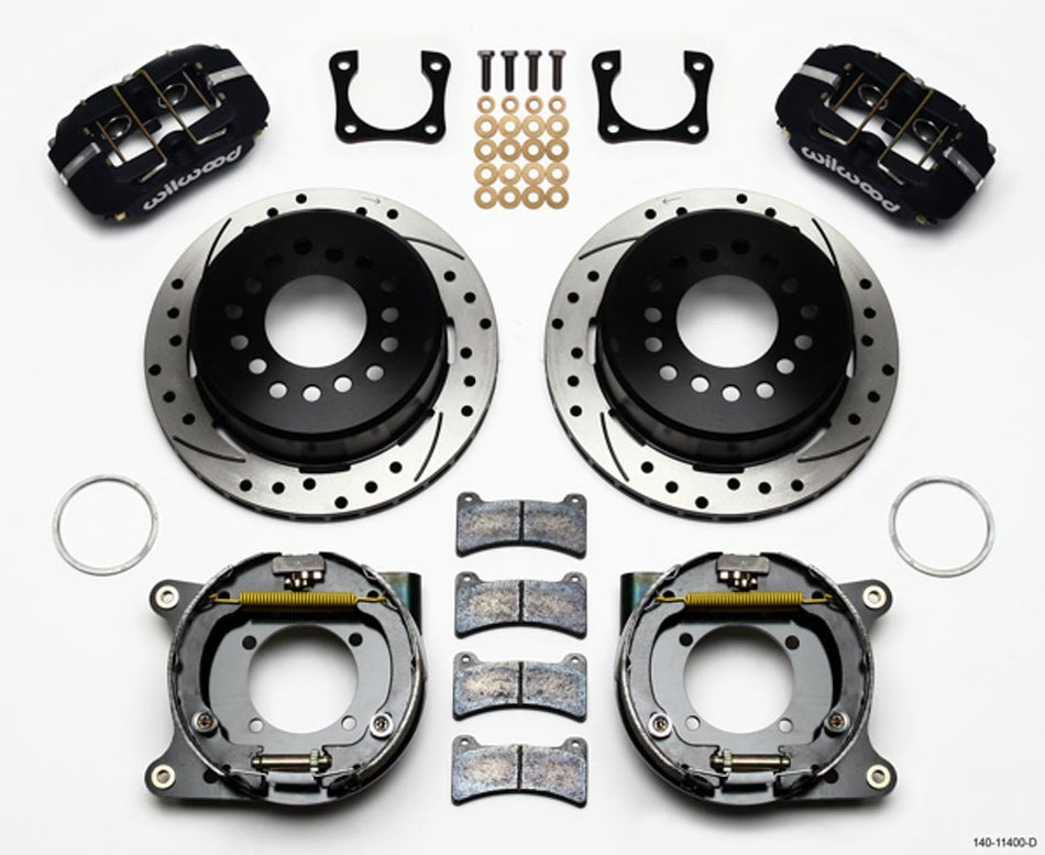 WILWOOD Rear Disc Brake Kit Drum 12 Bolt Special