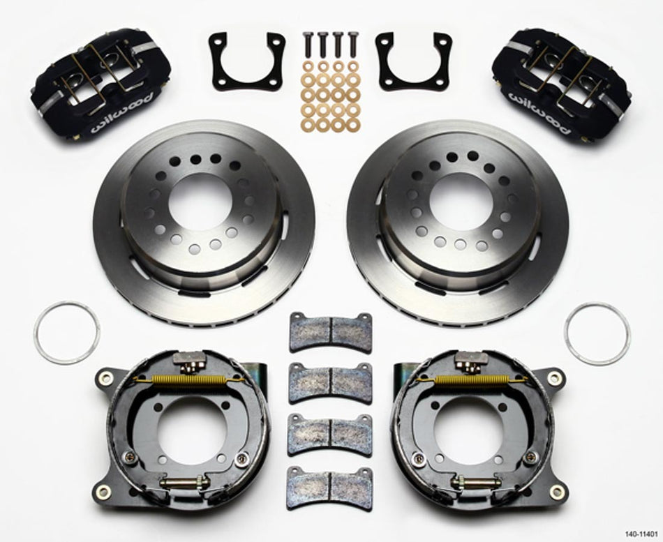 WILWOOD Rear Disc Brake Kit w/ Park Brake 12 Bolt GM