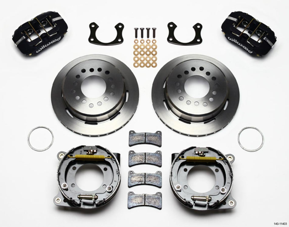 WILWOOD Rear Disc Brake Kit Sml. Ford w/Parking Brake