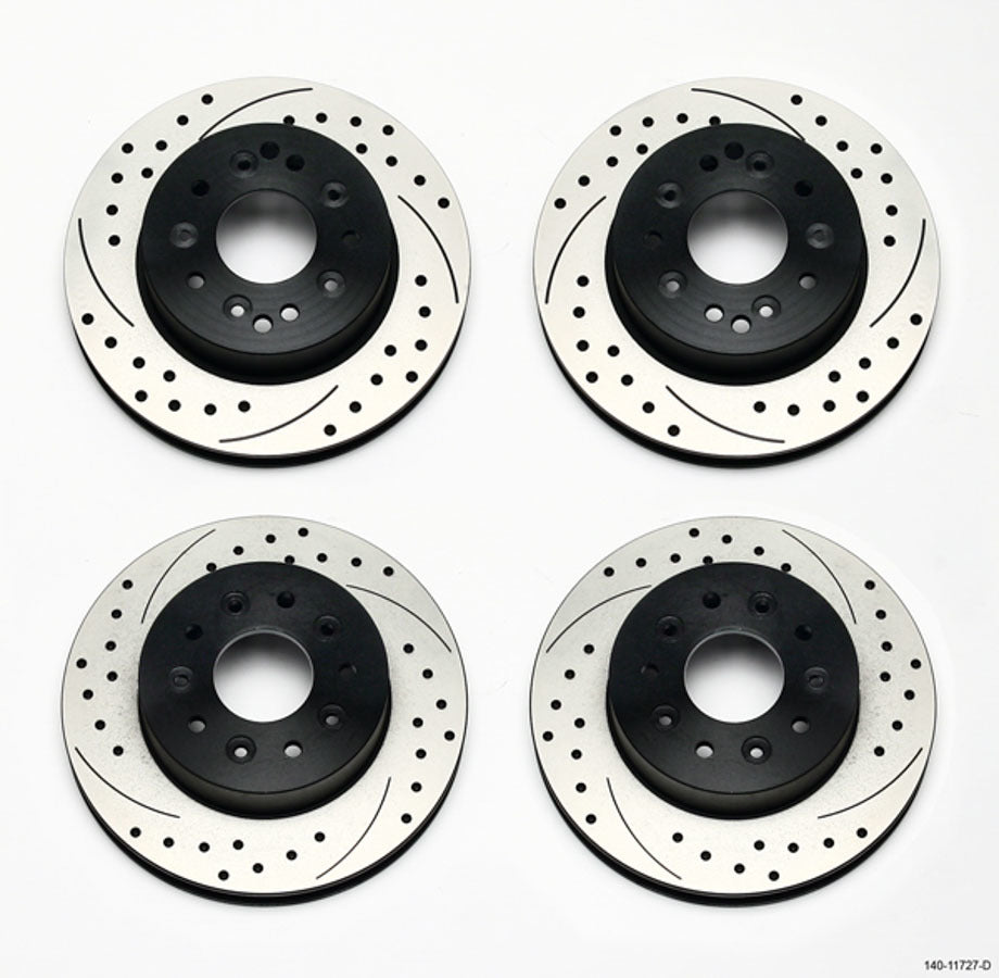 WILWOOD Rotor Kit Frt & Rear C2 C3 Corvette 1PC Rotor