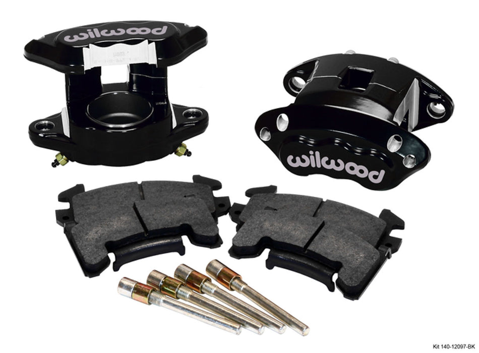 WILWOOD Front Caliper Kit D154/ Metric GM Blk Powdercoat