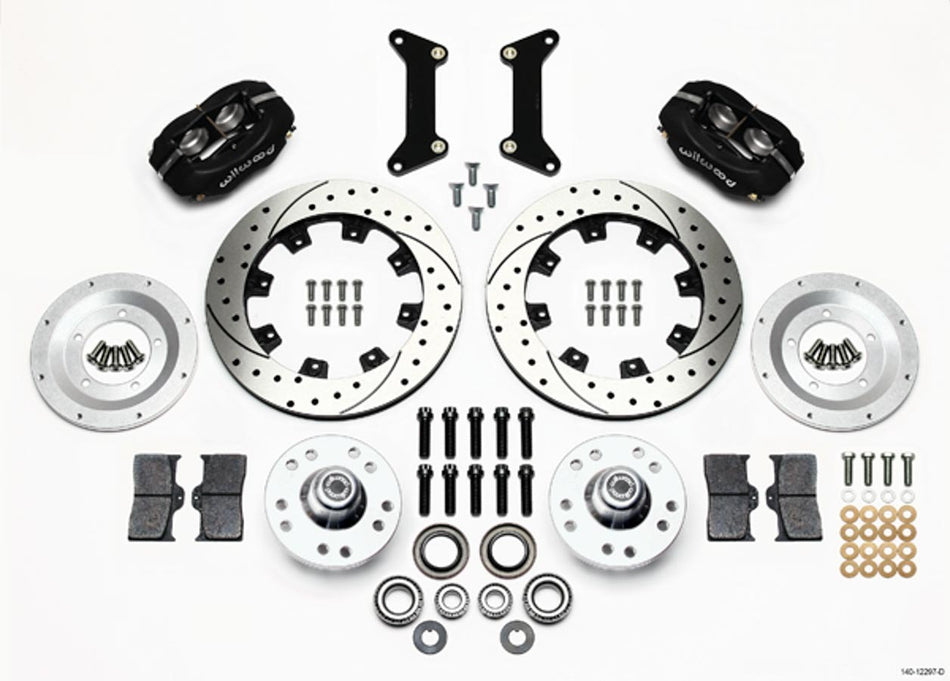 WILWOOD Front Brake Kit 80-87 GM G-Body 4 Piston Caliper