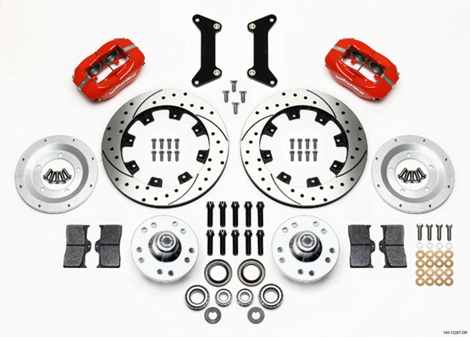 WILWOOD Front Brake Kit 80-87 GM G-Body 4 Piston Caliper