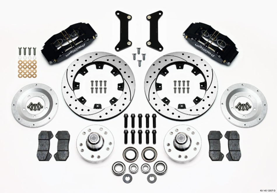 WILWOOD Front Brake Kit 80-87 GM G-Body 6 Piston Caliper