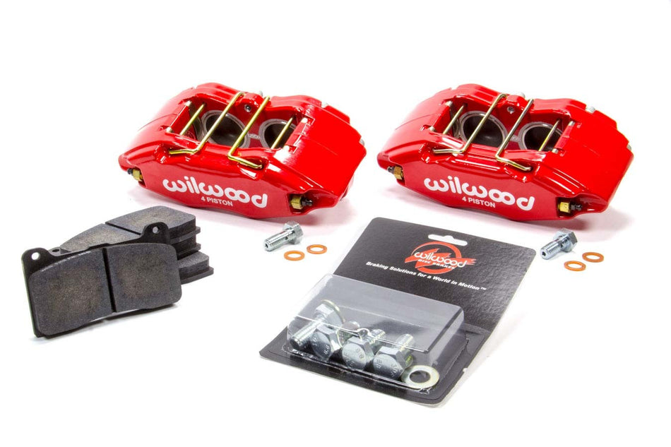 WILWOOD Caliper & Pad Kit Front Honda/Acura Red