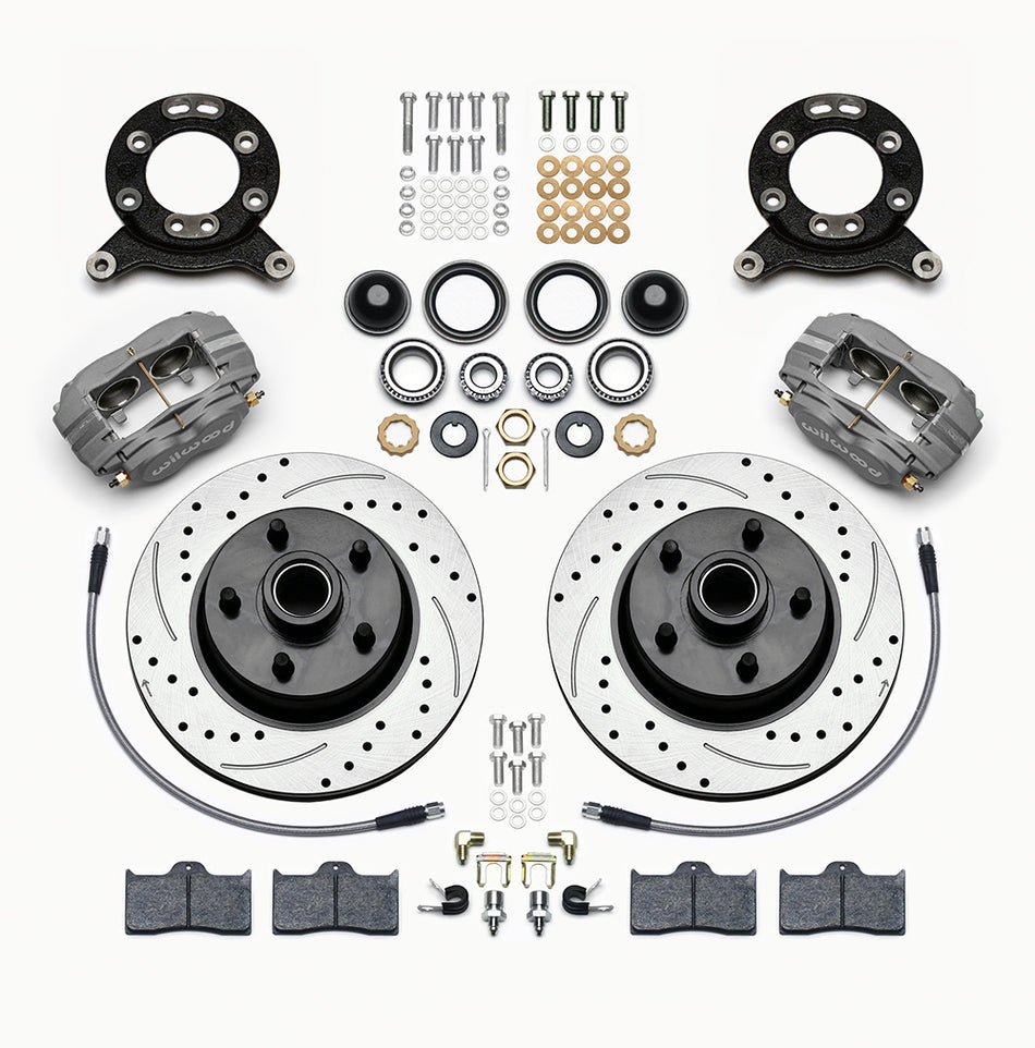 WILWOOD Front Disc Brake Kit 65- 69 Mustang Drilled