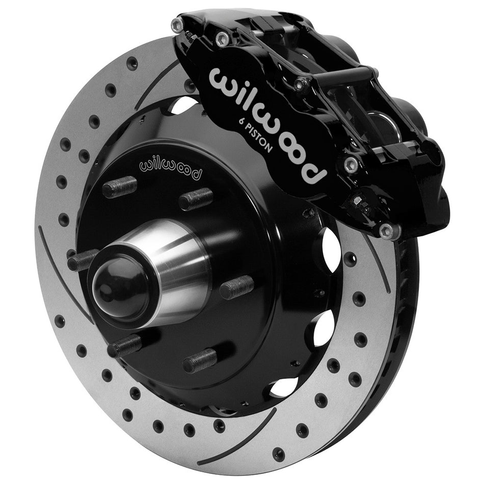 WILWOOD Front Brake Kit C10 6Lug FNSL6R 13in Drilled Blk