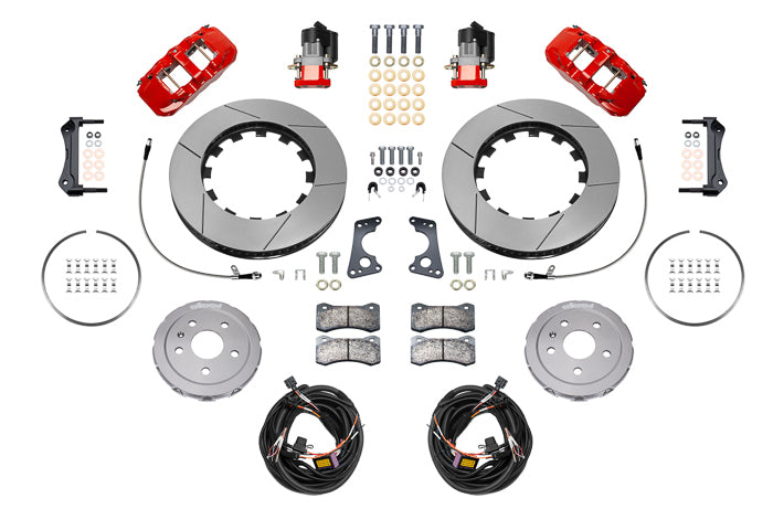 WILWOOD Brake Kit Rear Corvette C8 Aerolite 4R Slotted