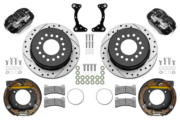 WILWOOD Brake Kit Rear Black FDP Drilled 11in GM G Body