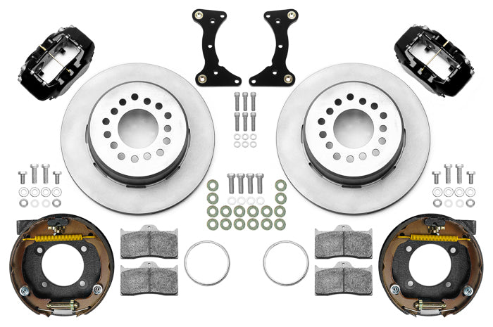 WILWOOD Brake Kit Rear Black FDL Plain 12in GM G Body
