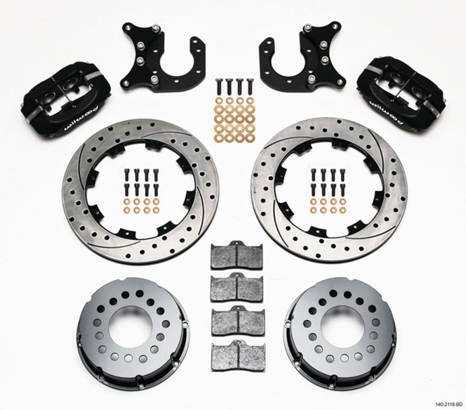 WILWOOD P/S Rear Disc Kit New Big Ford Drilled