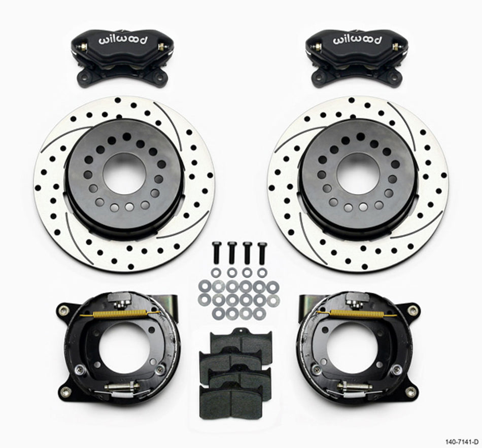 WILWOOD Rear Disc Brake Kit w/Park Brake Chevy