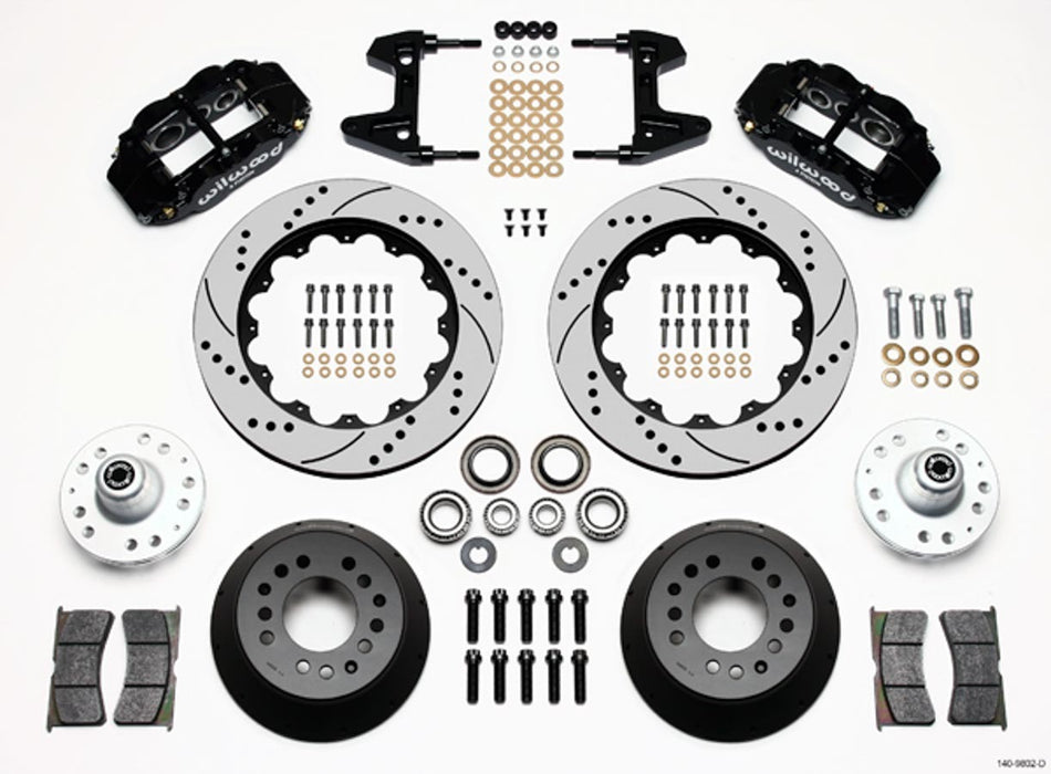 WILWOOD Brake Kit Front 74-78 Pinto / Mustang Drilled