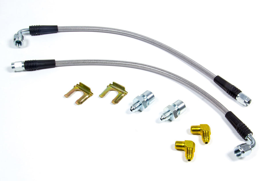 WILWOOD Flexline Kit 70-81 GM Front w/90 Deg Hose End