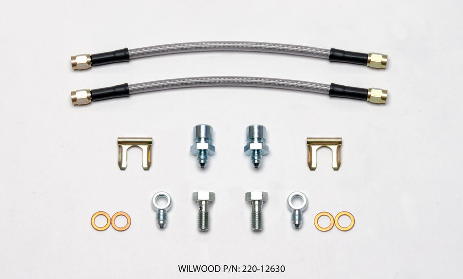 WILWOOD Flexline Kit D154 10in x 3/8-24 IF 10mm Banjo
