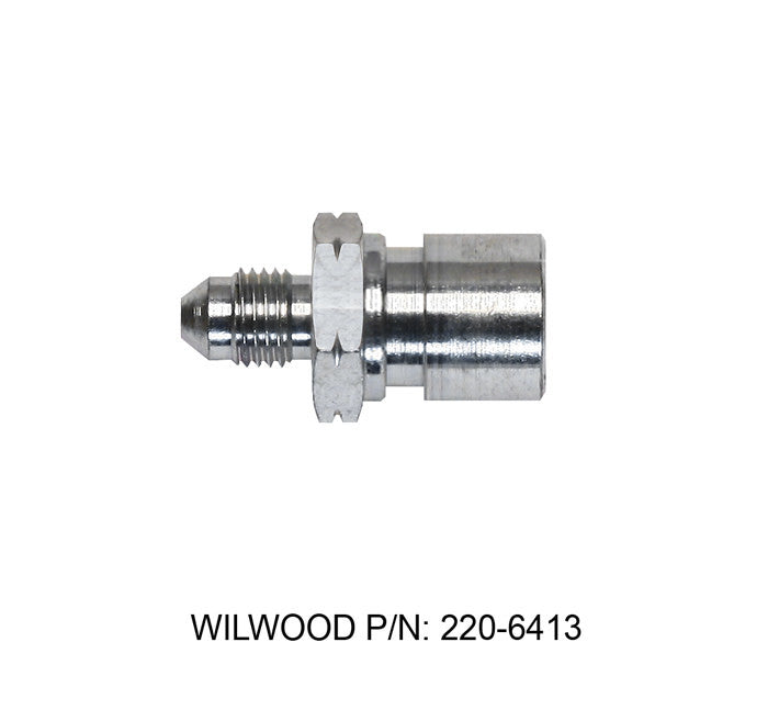 WILWOOD Adapter Fitting -3AN To M10X1.0 Steel Zinc