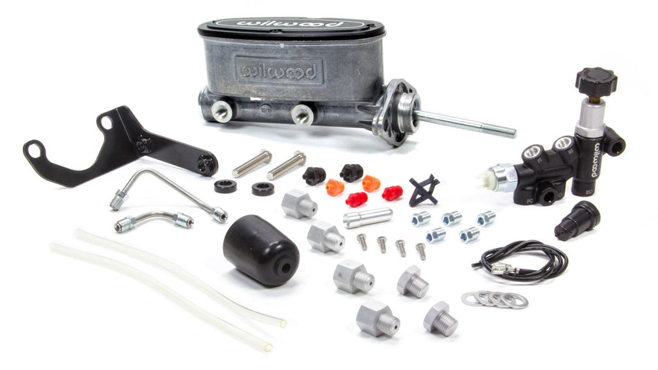 WILWOOD Alum Tandem M/C Kit w/ Brkt & Prop Valve 15/16