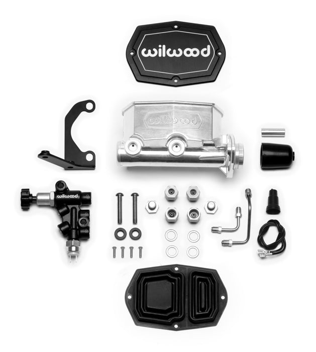 WILWOOD Master Cylinder Tandem 1.00in w/Prop Valve