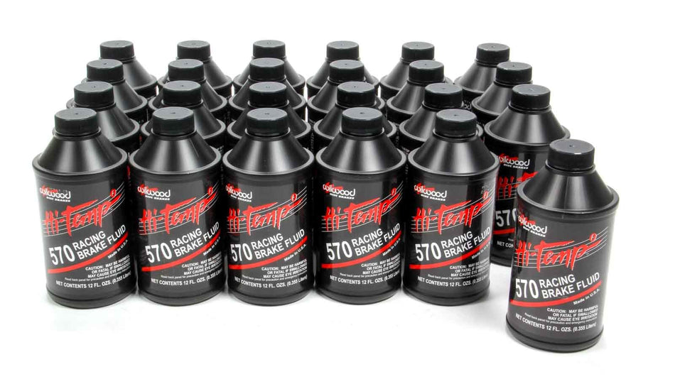 WILWOOD Brake Fluid 570 Temp Case (24) 12oz