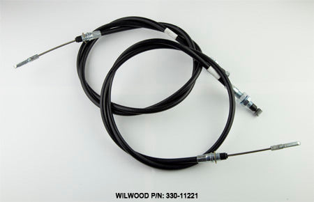 WILWOOD Parking Brake Cable Kit 05-10 Mustang