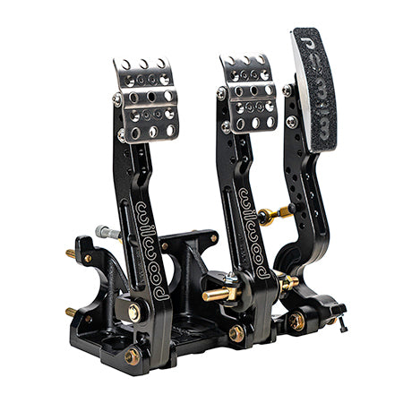 WILWOOD Triple Pedal Assy Adj Floor Mnt W/Lnkg