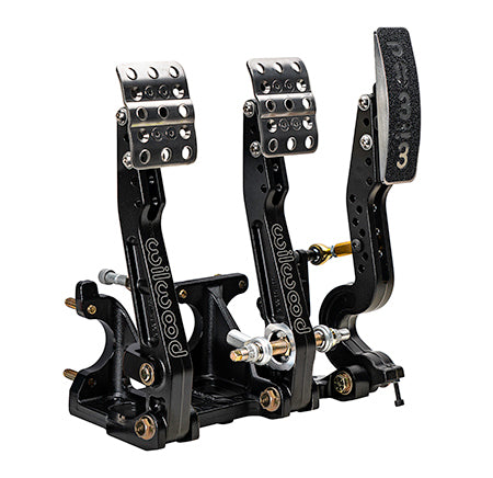 WILWOOD Triple Pedal Assy Adj Floor Mnt W/Lnkg Tru-Bar