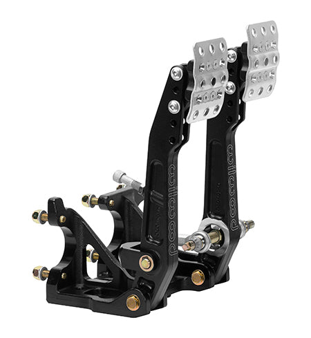 WILWOOD Dual Pedal Assy Adj Floor Mnt Tru-Bar