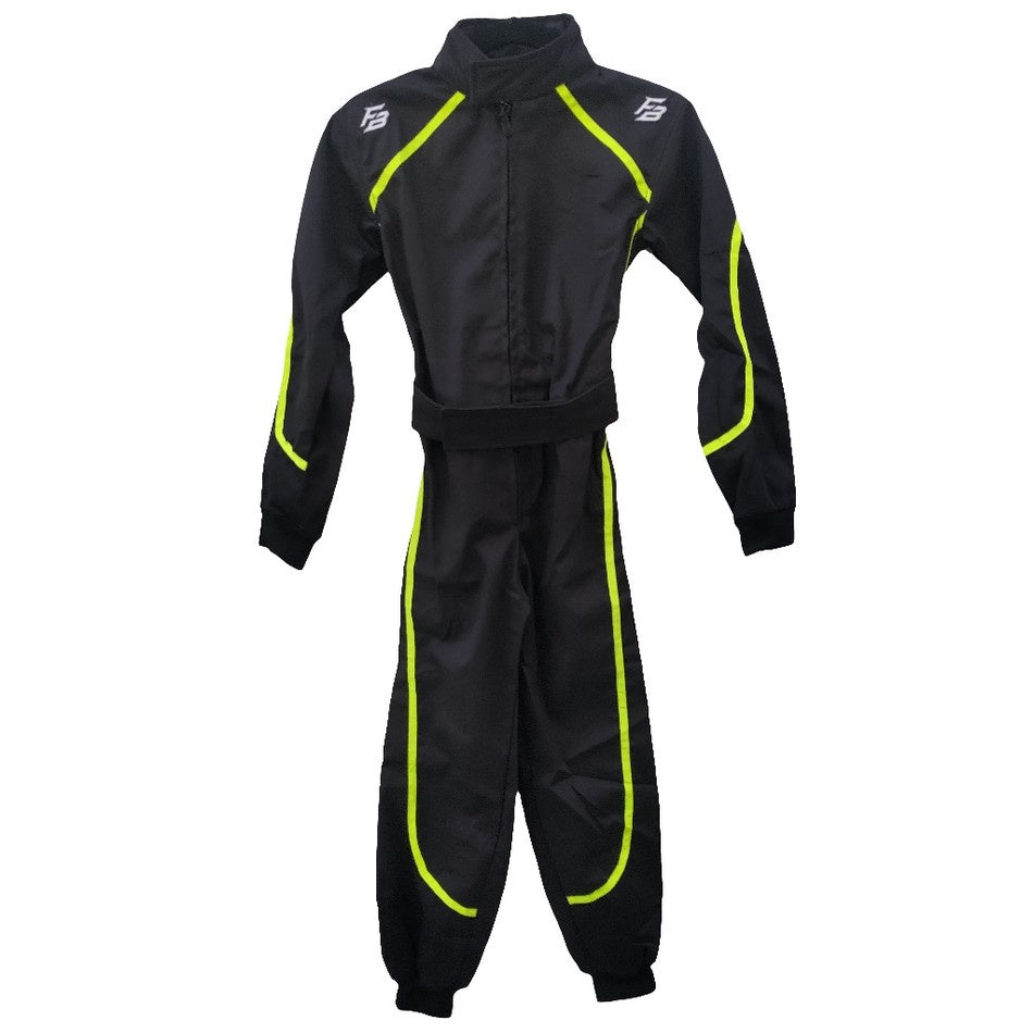 Youth Go Kart Suit (Fluro Yellow)