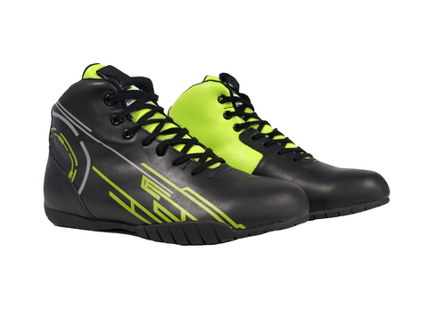 Full Bore SFI Race Boots Lime Green