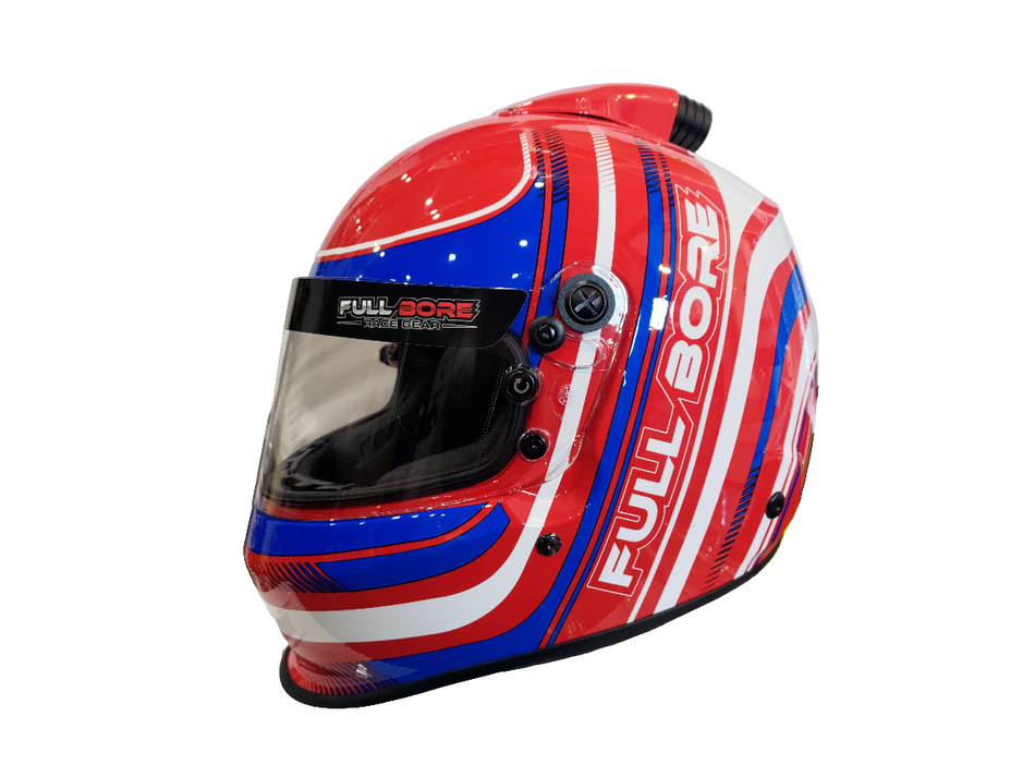 TOP AIR DBX -RED Full Bore Helmet 2020 SNELL