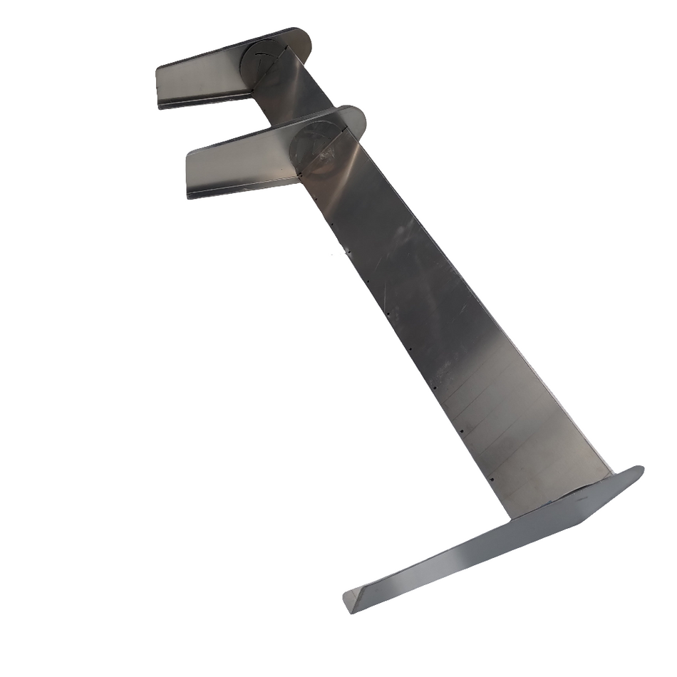 Rear Spoiler Raw Aluminium