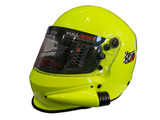 Side Air Full Bore Helmet 2020 SNELL (Fluro YELLOW)