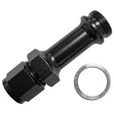 -8AN Female Nut to 7/8 Inch x 3" Long  Holley Carb Adapter