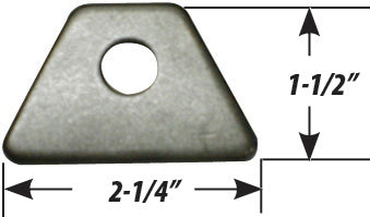 TRF 1/4″ Steel Seat Belt Tab