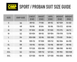 OMP Sport Suit FIA-  BLK