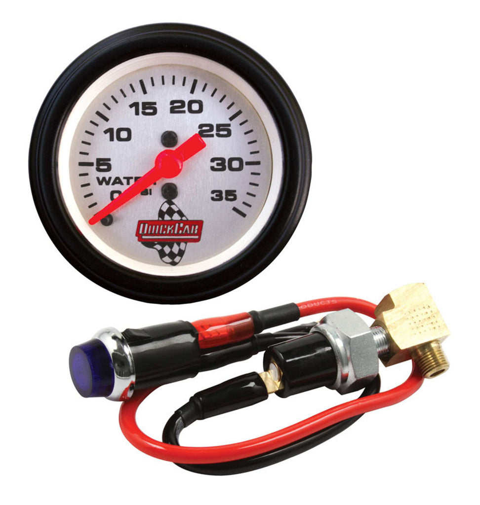 Quickcar 61-716 Water Pressure Gauge with Warning Light