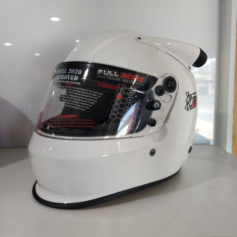 Mid Air- Full Bore Helmet 2020 SNELL (WHITE)